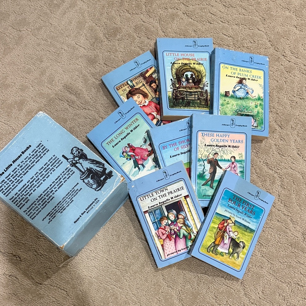 Set of Little House on the Prairie Books